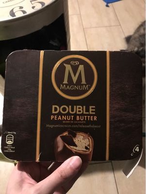 Glace beurre de cacahuète front packaging