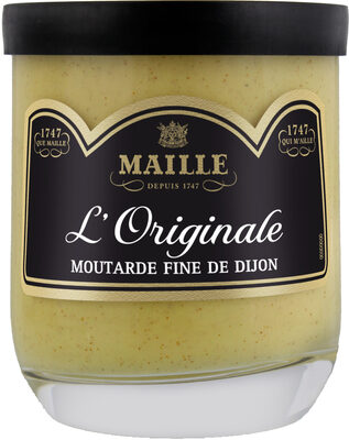 Maille Moutarde Fine De Dijon L'Originale Verrine 165g front packaging