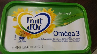 Fruit d'Or Oméga 3 Demi-Sel front packaging