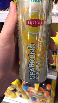 Lemon sparkling ice tea