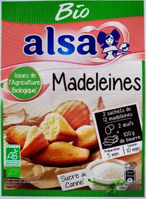 Madeleines bio alsa