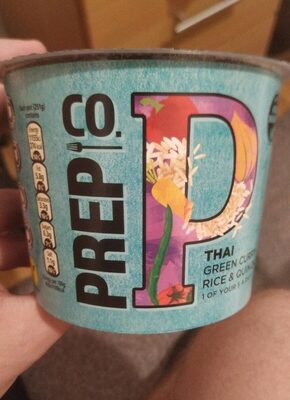 Thai green curry rice and quinoa