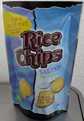 Rice chips salted