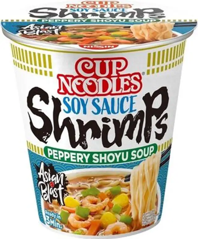 CUP NOODLES Crevettes front packaging
