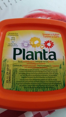 Margarine Planta front packaging