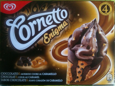 Cornetto Enigma - Chocolat & Coeur au caramel