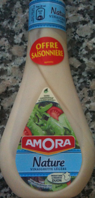 Amora Vinaigrette Nature 450ml Offre Saisonnière