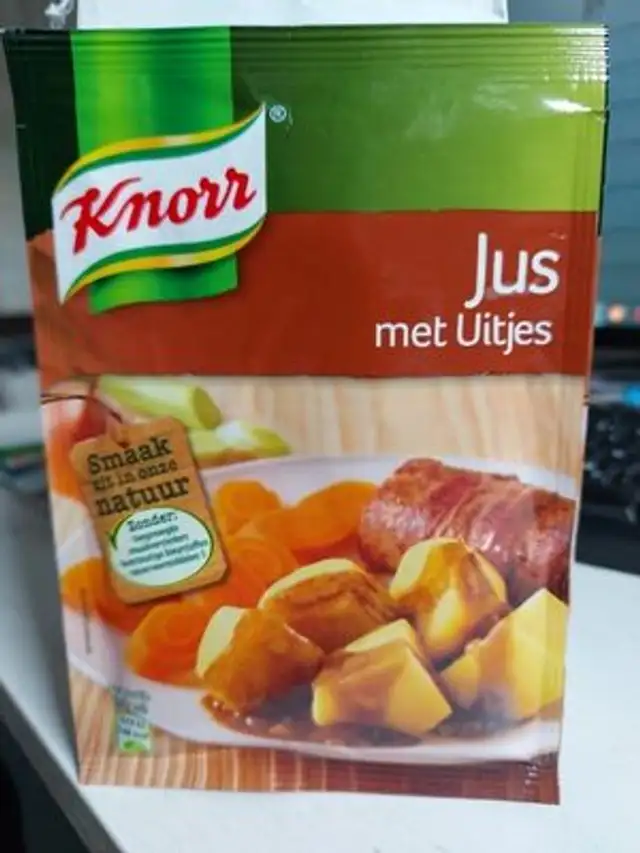 Soße mit Zwiebel front packaging