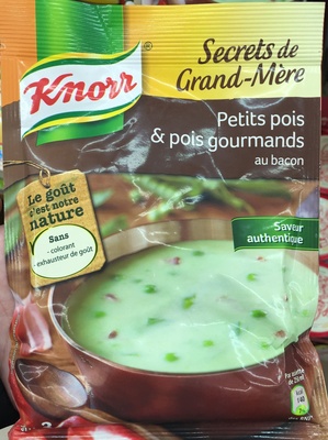 Secrets de Grand-Mère Petits pois & pois gourmands au bacon
