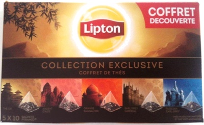 Collection Exclusive coffret de thés front packaging