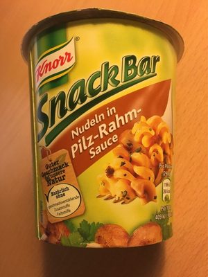 Snack Bar Nudeln in Rahmsauce front packaging