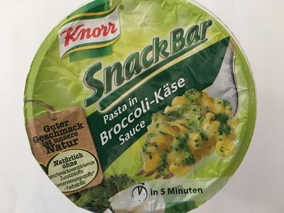 Knorr Snack Bar Pasta in Broccoli-Käse Sauce