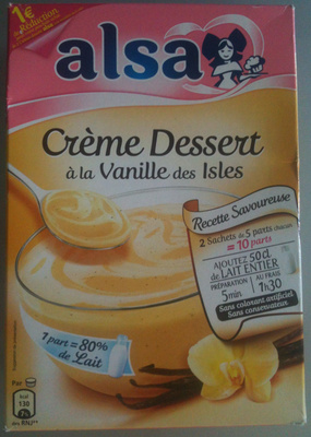 Alsa - Crème Dessert à la Vanille des Isles