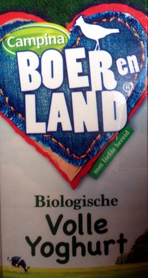 Biologische volle yoghurt