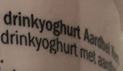 Drinkyoghurt aardbei