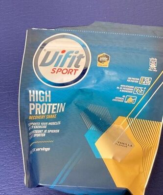 High protein recovery shake vanilla