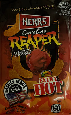 Carolina Reaper Flavored Cheese Curls