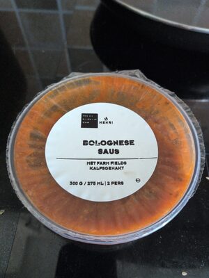 Bolognese Saus front packaging