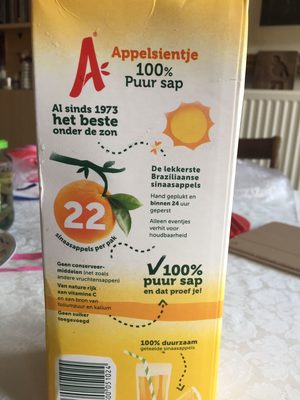 Sinaasaplesap 100% puur sap