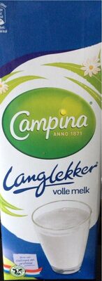 Langlekker volle melk front packaging