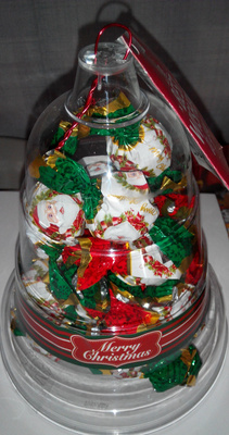  Fantaisie au cacao fourré de crème (noisette, caramel) Chocolat de Noël front packaging