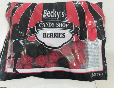 Becky's Candy Shop front packaging