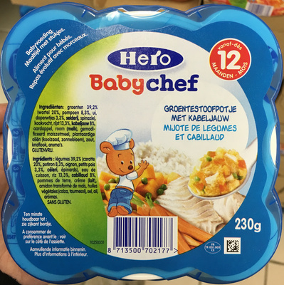 Babychef Mijoté de Légumes et Cabillaud