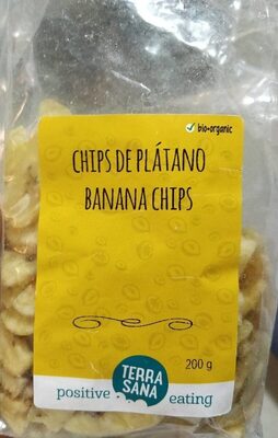 Chips de plátano front packaging