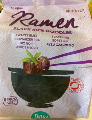 Ramen black rice noodles
