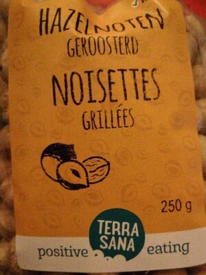 Hazelnoten geroosterd