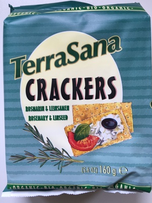 Crackers au romarin & grain de lin
