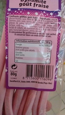 Dynamite goût fraise