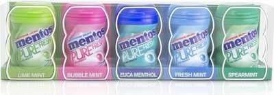 Mentos Fresh Gum 5 Mini Bottles