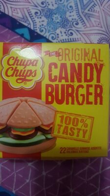 Candy burger front packaging
