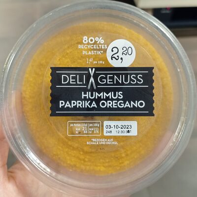 Hummus Paprika Oregano