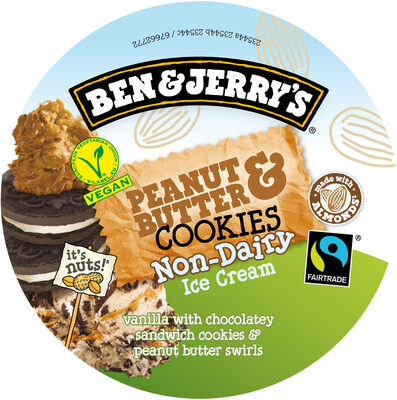 Ben & Jerry's Vegan Glace Pot Peanut Butter 500ml front packaging