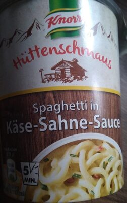 Spaghetti in Käse-Sahne-Sauce