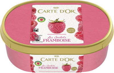 Sorbet Framboise, Plein Fruit