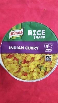 Rice snack front packaging
