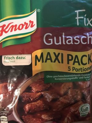 Gulasch fix front packaging