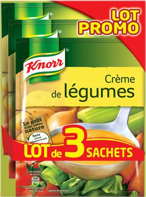 Creme de legumes front packaging