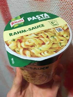 Pasta Snack Rahm Suce