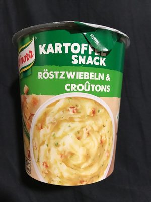 Kartoffel snack - Röstzwiebeln & croûtons