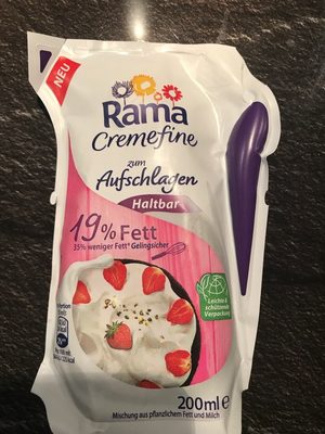Rama Cremefine Aufschlagen front packaging