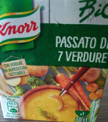 Passato 7 Verd. bio ML300 Knorr front packaging