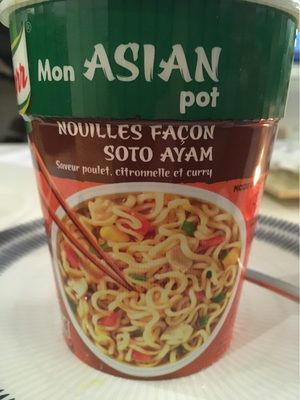 Knorr Mon Asian Plat Déshydraté Nouille au Poulet façon Soto Ayam 65g