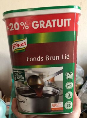 Fonds brun lié front packaging