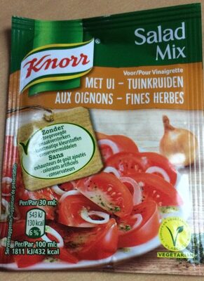 Salad mix aux oignons-fines herbes