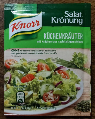 Salatkrönung Küchenkräuter