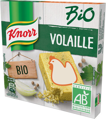 Knorr Bouillon de Poule Bio 60g front packaging